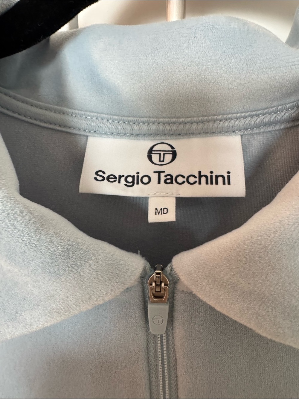 Sergio Tacchini Light Blue and White Polo Mini Dress - Picture 4 of 6